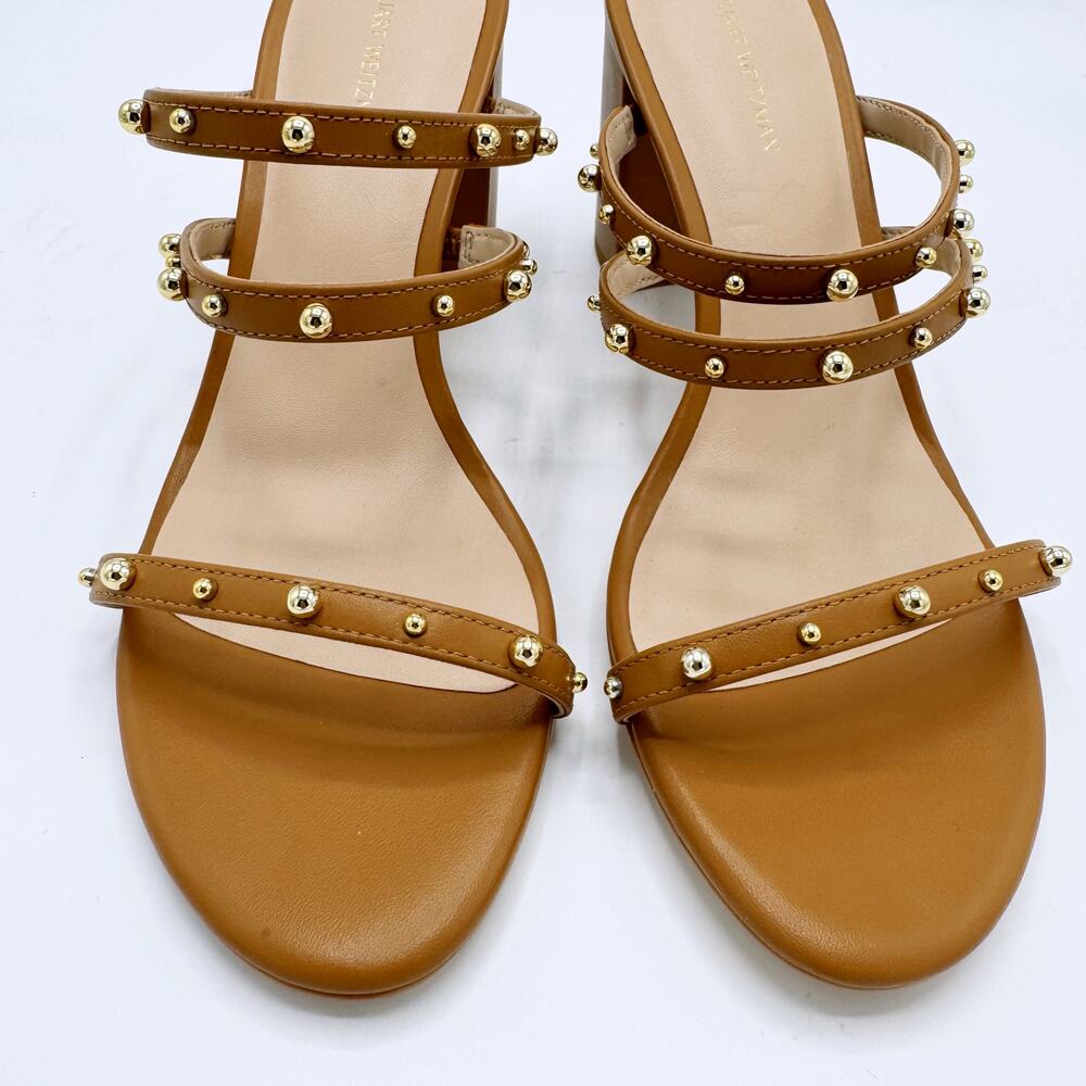 Stuart Weitzman Superstud 75 Block Slide Sandal I… - image 5